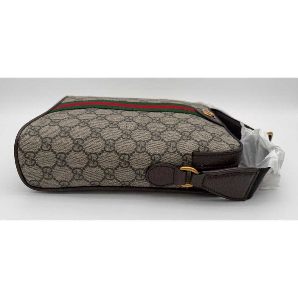 NEW GUCCI GG OPHIDIA WEB GG CROSSBODY MESSENGER BAG AUTHENTIC! - Picture 8 of 13